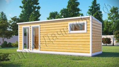 Мобильная баня Скандинавия–5